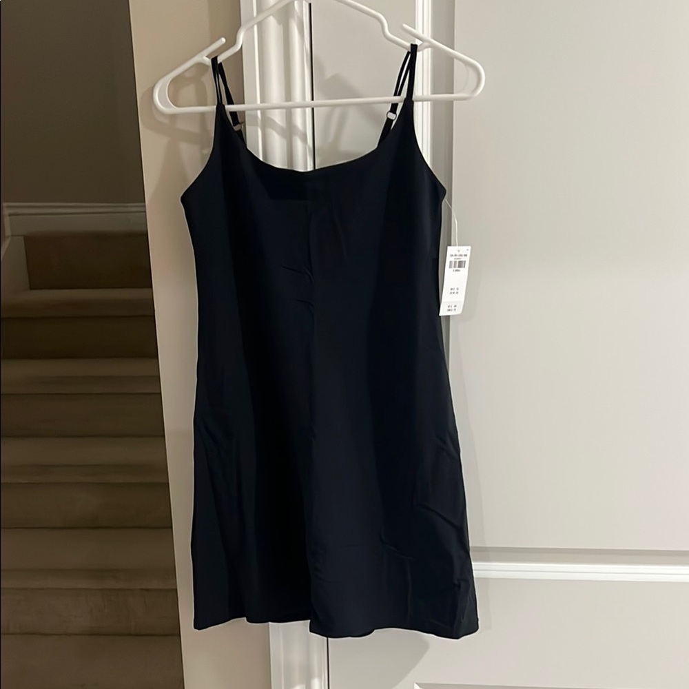 Abercrombie & Fitch Black Sleeveless Mini Dress